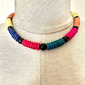 Colorful beaded necklace